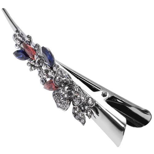 FOYTOKI Retro Haarklammer Für Damen Große Haarspange Mit Strasssteinen Elegantes Haarschmuck-accessoire Für Dickes Und Feines Haar Für Verschiedene Frisuren Und Anlässe von FOYTOKI