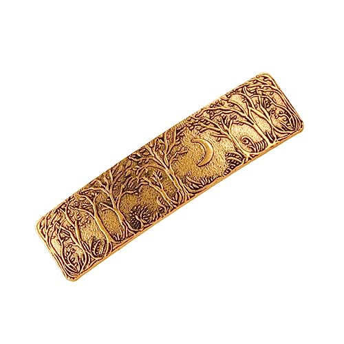 FOYTOKI Vintage Haarklammer Im Mondmuster Metall Haarschmuck Für Frauen Eleganter Haarclip Für Feste Und Besondere Anlässe Langlebig Und Dekorativ Geschenkidee von FOYTOKI
