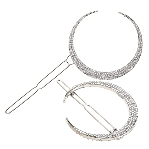 FOYTOKI Haarspange Damen Mondhaarklammern Clip Strasssteine Fräulein Frauenhaarclip Stern Mond Haars für Mondseite Haarklammer Frauen Strass Friseurwerkzeug Haare Haarverzierung Blitz FOYTOKI Haarspange Damen Mondhaarklammern Clip Strasssteine Fräulein Frauenhaarclip Stern Mond Haars für Mondseite Haarklammer Frauen Strass Friseurwerkzeug Haare Haarverzierung Blitz von FOYTOKI