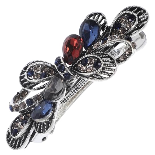 FOYTOKI Haarspange mit Strasssteinen Glitzer Haarspange für Damen für Bräute Haarschmuck Accessoires für Festliche Anlässe Rutschfeste für Dickes Haar von FOYTOKI