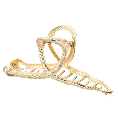 FOYTOKI Schlangen-haarklammer Metall-haarklammer Dekorativer Haarfangclip Schlangenkrallenklammer Für Frauen Für Dickes Haar Modisches Haaraccessoire von FOYTOKI