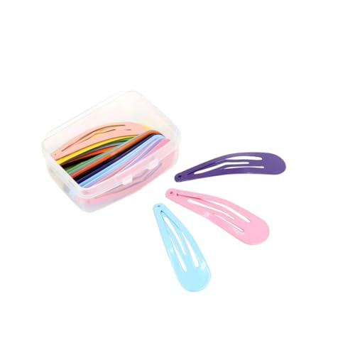 FOYTOKI 50stücke Teiliges Bunte Haarspangen Für Mädchen Metall Snap Clips Verschiedenen Farben Für Tägliches Tragen Und Schulaktivitäten Langlebige Haaraccessoires von FOYTOKI