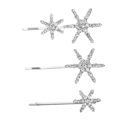 FOYTOKI Haarspangen Sterne Strass Clip Für Damen Glitzer Sternen Haarnadeln Party Alltag Dekorative Barrettes Mit Kristallen von FOYTOKI
