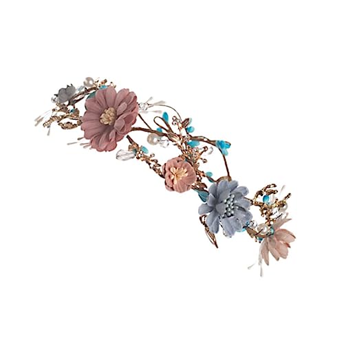 FOYTOKI Glänzendes Strass-stirnband Vintage-blumen-design Hochzeit Haarband Braut-accessoire FOYTOKI Glänzendes Strass-stirnband Vintage-blumen-design Hochzeit Haarband Braut-accessoire von FOYTOKI