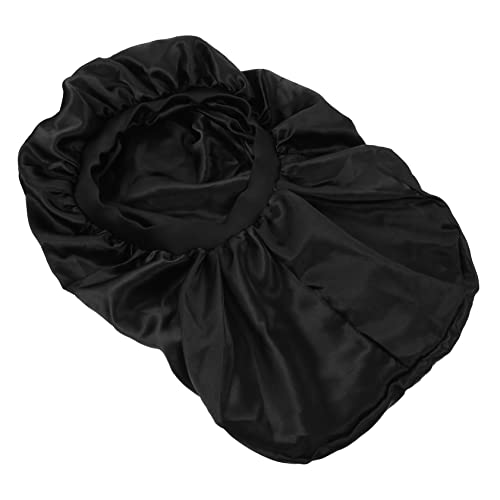 FOYTOKI Satin Schlafmütze Für Damen Und Herren Elastischer Rand Für Optimalen Tragekomfort Schützt Haare Während Des Schlafs Und Hält Kissen Sauber Für Haartypen von FOYTOKI