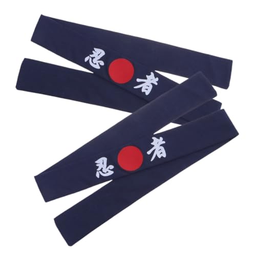 FOYTOKI 2stücke Japanisches Karate Stirnband Ninja-design Für Jungen Und Mädchen Für Geburtstagsfeiern Karatetraining Und Kostümpartys Bequem Und Stilvoll von FOYTOKI