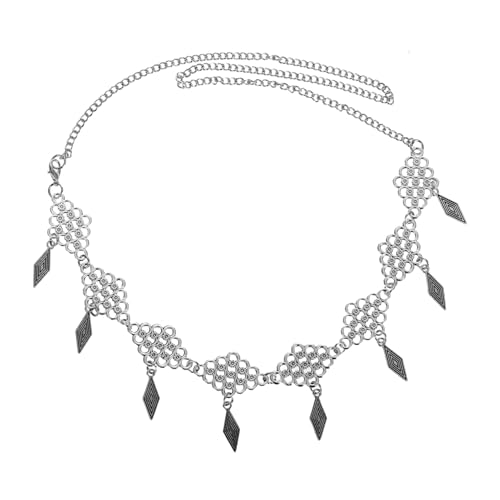 FOYTOKI Kopfschmuck Aus Legierung Haarschmuckkettendekor Für Damen Haarkettendekoration Schmuckteil Trendiges Design Multifunktional Für Reisen Und Partys von FOYTOKI