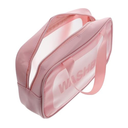 FOYTOKI Kosmetiktasche Aufbewahrungstasche Reise-Organizer-Halter Hand-Make-up-Tasche Mattierte Make-up-Tasche Kosmetik-Aufbewahrungstasche Für Körperpflege Utensilien von FOYTOKI