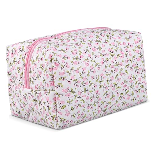 FOYTOKI Schminktasche Mit Reißverschluss Make-up-Tasche Tragbarer Reis-Kosmetik-Organizer Für Frauen Make-up-Halter Kleine Aufbewahrungstasche von FOYTOKI