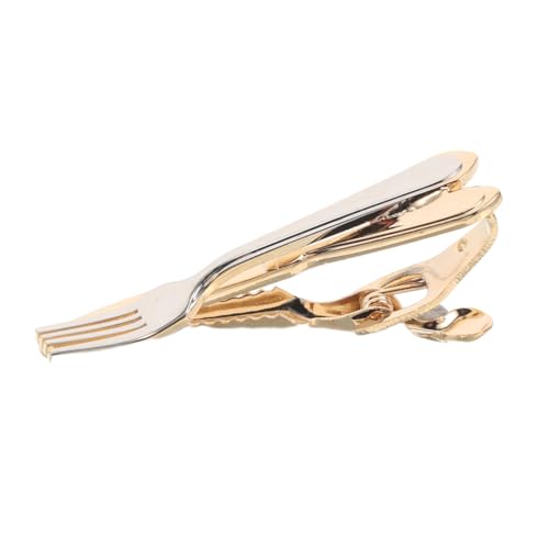 FOYTOKI Krawattenklammer Herren Metall Business Hochzeit Anzug Zubehör Zuverlässiger Halt Schlicht Elegantes Design Vielseitig für Meetings Dinner von FOYTOKI