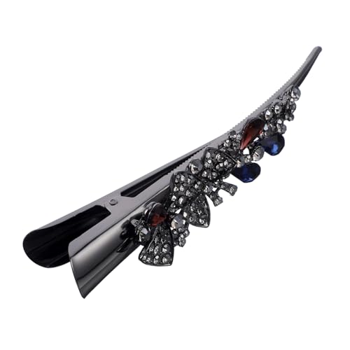 FOYTOKI Haarnadel Mit Strasssteinen Haarspange Für Damen Große Größe Haar-accessoires Retro-design Für Mädchen Sicher Und Bequem von FOYTOKI