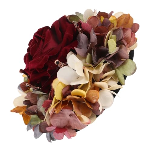 FOYTOKI Krone Haarschmuck Damen Hochzeit Geburtstag Party Kopf Dekoration Clip Blume Haarspange Haarnadel Kronenform Integral Geformt Langlebig Bequeme Verwendung Accessoire Damenpartys von FOYTOKI