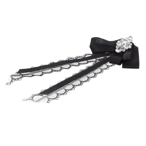 FOYTOKI Lässige Spitzen brosche Schleifen anstecknadel für Damen Leichter Langlebiger Uniform Kragen schleifenpin Vielseitiges Kleidungsaccessoire für Blusen Anzüge und Hüte Stilvolles von FOYTOKI