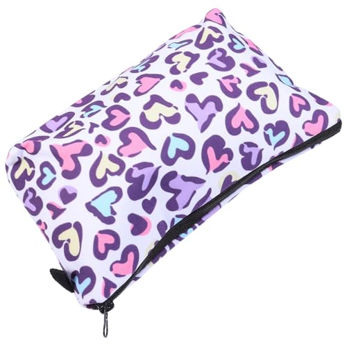 FOYTOKI Leopard Print Kosmetiktasche Damen Kleine Makeup Tasche Reise Kulturbeutel Tragbar Vielseitig für Familie Business und Outdoor von FOYTOKI