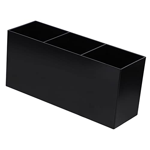 FOYTOKI 1stück Acryl Kosmetik Organizer Mit Fächern Hochwertiger Aufbewahrungskoffer Für Lippenstifte Und Pinsel Für Badezimmer Schreibtisch Und Schminktisch Fächer Acryl Stiftehalter von FOYTOKI