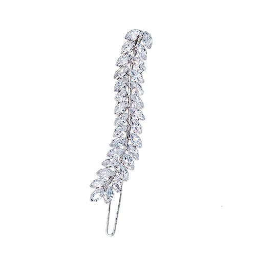 FOYTOKI Mädchen Haarnadel 1Stück Schöne Haarspange für Party Haarschmuck Haarnadel im Blattdesign Haarschmuck für Verschiedene Anlässe von FOYTOKI