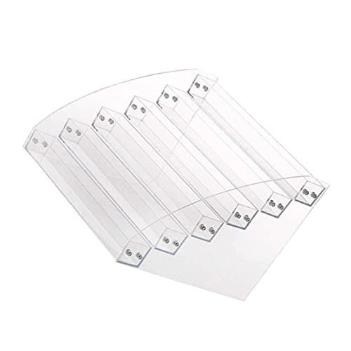 FOYTOKI Mehrschichtiger Nagellackhalter Organizer mit Transparenter Lippenstift und Nagellackaufbewahrung Stabiler Kosmetikständer für Nagelöle und Make Up Platzsparend und Übersichtlich von FOYTOKI