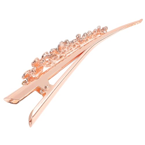 FOYTOKI Metall Haarklammer Damen Große Haarspange Stabil Komfortabel für Verschiedene Frisuren Geeignet als Weiß Haarclip von FOYTOKI