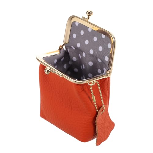 FOYTOKI Mini-lippenstifthalter Und Münzbörse Vintage-Make-up-Tasche Quadratische Tasche Mit -Schloss Tragbare Kompakte Aufbewahrung Für Damen Für Lippenstift Und Kleine Gegenstände von FOYTOKI