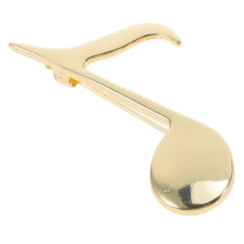 FOYTOKI Musiksymbol Brosche aus Robustem Zinklegierung Goldplattierte Musiknoten Anstecknadel für Damen und Herren Modisches Accessoire für Jacken Taschen und Hüte für Musiker von FOYTOKI