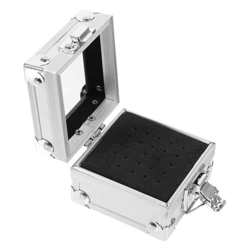 FOYTOKI Nail Drill Bits Organizer Aus Robustem Zinklegierung Praktische Aufbewahrungsbox Für Maniküre-polierköpfe Staubdicht Und Langlebig Für Nagelkunstliebhaber Und von FOYTOKI