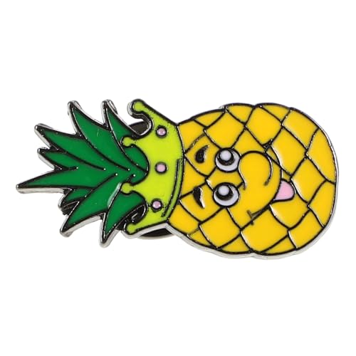 FOYTOKI Niedliche Emaille Anstecknadel Brosche Cartoon Obst Leicht Metall Pins für Rucksäcke Jacken Hüte Taschen Schüler Damen Accessoire von FOYTOKI