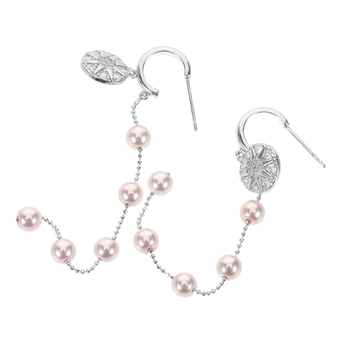 FOYTOKI Perlenohrringe mit Stern Design Lange Tassel Hänger Leicht und Komfortabel Modisch für Sommer Strand Hochzeit Party Schmuck von FOYTOKI