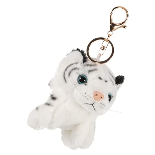 FOYTOKI Plüsch Tiger Schlüsselanhänger Taschenanhänger Schlüsselanhänger Anhänger Tiger Form Charme Dekor Tasche Rucksack von FOYTOKI