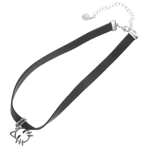 FOYTOKI Punk Style PU Choker Halskette Verstellbar Dunkler Gothic Kunstleder Mädchen Party Alltag Schmuck von FOYTOKI