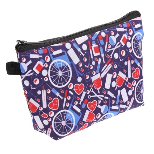 FOYTOKI Reise-Kosmetiktasche Mit Reißverschluss Große Kapazität Für Toilettenartikel Und Make-up Für Reisen Und Unterwegs Damen Kulturbeutel Print Design von FOYTOKI