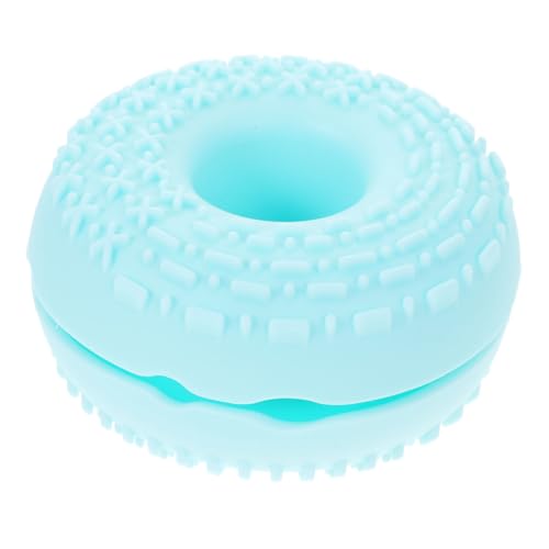 FOYTOKI Reisefreundliche Reinigungsmatte für Make-up-Pinsel Pinselhalter in Donut-Form weiches Silikon-Reinigungspad Mehrzweck-Organizer von FOYTOKI
