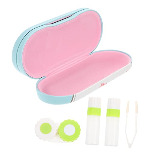 FOYTOKI Resistente Austauschbarer Spiegel für Doppelseitig mit Brillen Reiseset Brillenkoffer Brillenetui Pinzettenflasche Brillenbehälter Wear Kontakthalter Linsenetui Linsenboxhalter von FOYTOKI