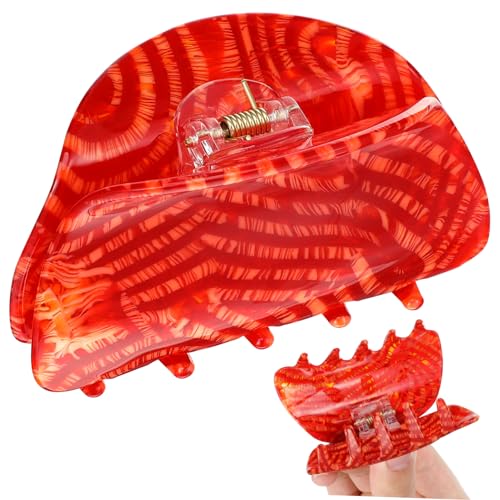 FOYTOKI Retro Haarklammer für Damen Geometrische Acryl Haarspange Rutschfeste Haarkralle in Farben für Partys und Besondere Anlässe Haarstyling Zubehör von FOYTOKI