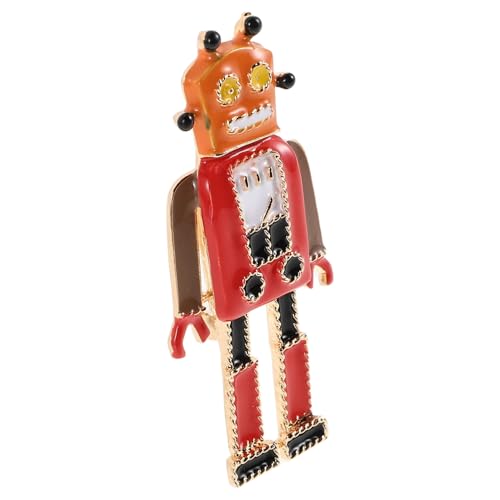 FOYTOKI Retro Roboter Brosche Schal Anstecknadeln Rucksack Anstecknadeln Anstecknadeln Anzug Brosche Schal Brosche Brosche Schmuck Anzug Anstecknadel Dekorative Anstecknadel von FOYTOKI