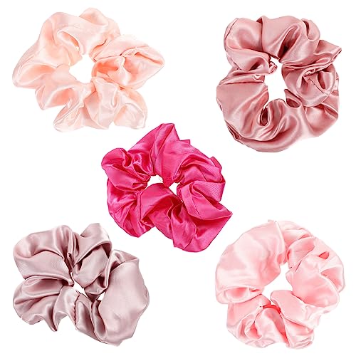 FOYTOKI Haargummis Aus Seidensatin 5er-set Große Haargummis Keine Haarseile Für Haar-accessoires Für Damen FOYTOKI Haargummis Aus Seidensatin 5er-set Große Haargummis Keine Haarseile Für Haar-accessoires Für Damen von FOYTOKI