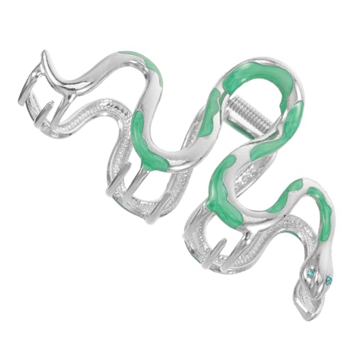 FOYTOKI Schlangen Haarspange aus Metall Eleganter Haarklammer Clip für Mädchen Haarschmuck für Besondere Anlässe Glänzende Haarnadel Dekorative Haaraccessoires von FOYTOKI
