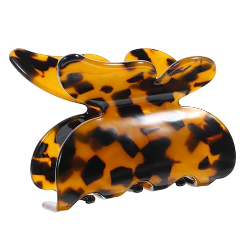 FOYTOKI Schmetterling Haarklammer Acetat Haarspange Langlebig Rutschfest Multifunktional für Dutt und Hochsteckfrisuren Damen Haarschmuck Modisch Einzigartig von FOYTOKI