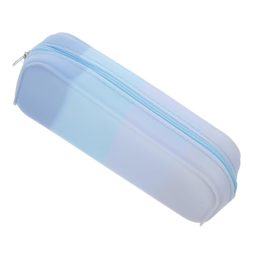 FOYTOKI Silikon Federmäppchen in Candy Farben Schlankes Großes Stifteetui für Schule und Büro Niedliche Schreibwaren Tasche Vielseitig für Reise Make up und Organizer Geschenkidee von FOYTOKI