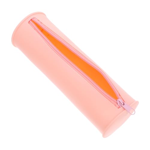 FOYTOKI Silikon Make Up Pinselhalter mit Reißverschluss Langlebige Kosmetik Aufbewahrungstasche Kompakt für Reise und Alltag Robustes Material Praktischer Organizer für Pinsel und Beauty von FOYTOKI