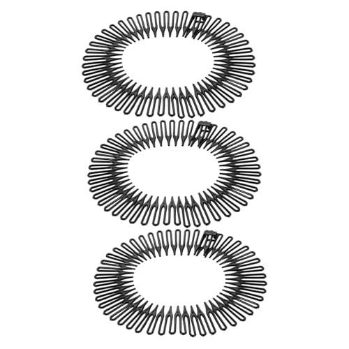 FOYTOKI Sport-stirnbänder Aus Kunststoff Mit Zähnen Kreisförmige Federhaarbänder Für Damen Flexible Stirnbänder Mit Wickel-haarwickelhaltern Verstellbare Haarkämme Für Sportliche Aktivität FOYTOKI Sport-stirnbänder Aus Kunststoff Mit Zähnen Kreisförmige Federhaarbänder Für Damen Flexible Stirnbänder Mit Wickel-haarwickelhaltern Verstellbare Haarkämme Für Sportliche Aktivität von FOYTOKI