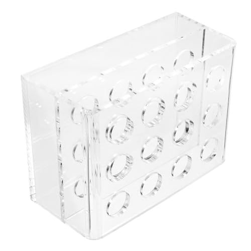 FOYTOKI Stiftehalter Aus Klarem Acryl Organizer Für Schreibtisch Stiftständer Mit Trocken Abwischbarem Display Für Zuhause Schule Und Büro von FOYTOKI