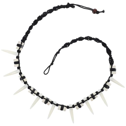 FOYTOKI Stilvolle Künstliche Wolfzahn Halskette für Herren und Damen Bohemian Design für Alltag und Besondere Anlässe Einzigartiger und Angenehmer Tragekomfort Handgefertigter Schmuck FOYTOKI Stilvolle Künstliche Wolfzahn Halskette für Herren und Damen Bohemian Design für Alltag und Besondere Anlässe Einzigartiger und Angenehmer Tragekomfort Handgefertigter Schmuck von FOYTOKI