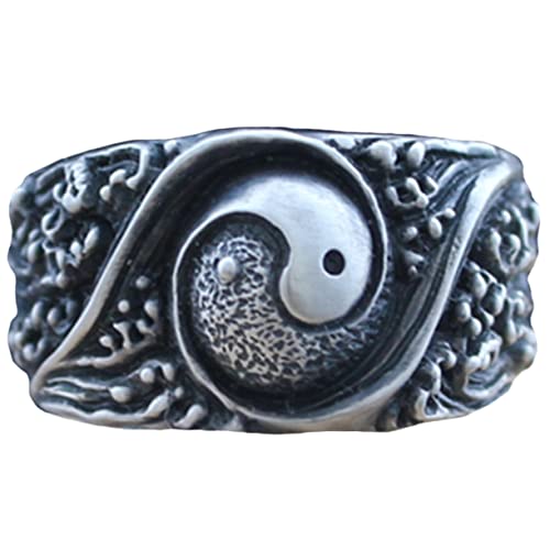 FOYTOKI Taoismus Kupfer Verstellbarer Finger Chinesisches Kostüm Accessoire Statement Schmuck für und Frauen für Partys und Besondere Anlässe von FOYTOKI