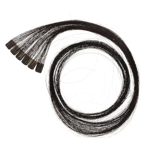 FOYTOKI Tape in Echthaar Extensions Schwarze Natürliche Echthaar-haarverlängerungen Für Frauen Langlebig Und Wiederverwendbar Einfach Zu Stylen Pflegen von FOYTOKI