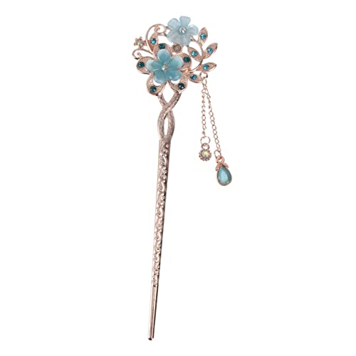 FOYTOKI Vintage Damen Haarnadel Mit Blume Und Quaste Dekorative Haarnadel Aus Strapazierfähigem Material Im Antiken Stil Für Party Und Feiertag Outfits von FOYTOKI