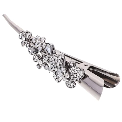 FOYTOKI Vintage Haarklammer Damen Große Haarklammer mit Kristall Verzierung Eleganter Haarschmuck für Dickes und Dünnes Haar für Party und Alltag von FOYTOKI