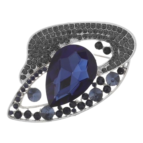 FOYTOKI Vintage Rhinestone Brosche für Damen Stilvolle Anstecknadel Legierung mit Strahlenden Kristallen für Hochzeiten Geburtstage und Festliche Anlässe von FOYTOKI