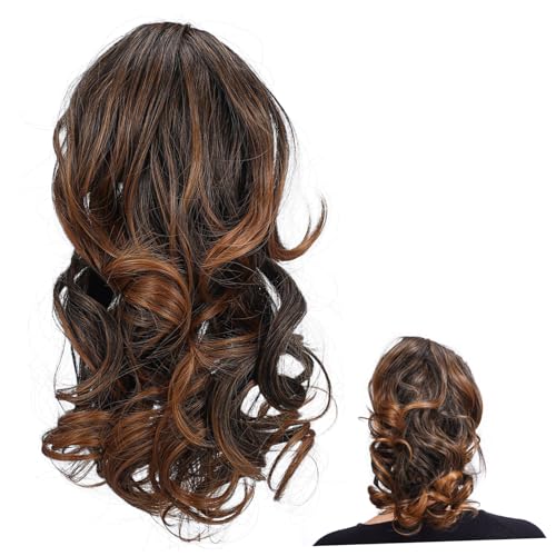 FOYTOKI Welliges Haar Perücken Für Frauen Pferdeschwanz Verlängerung Lockiges Echthaar Zubehör Mode Styling FOYTOKI Welliges Haar Perücken Für Frauen Pferdeschwanz Verlängerung Lockiges Echthaar Zubehör Mode Styling von FOYTOKI