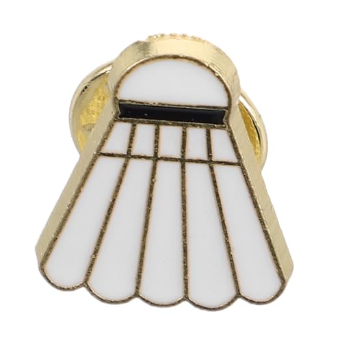 FOYTOKI Zinklegierung Badminton Brosche Cartoon Sport Anstecknadel Unisex Mode Schmuck für Kleidung Rucksack Hut für Badminton Fans von FOYTOKI