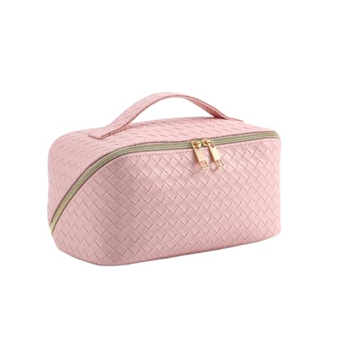 Travel Toiletry Bag,Pink PU Leather Cosmetic Bag, Large Capacity Roomy Travel Cosmetic Bag, Makeup Organizer Beauty Bag, Portable& Multifunctional Storage Travel Toiletry Bag for Women, Fashionable Travel Toiletry Bag,Pink PU Leather Cosmetic Bag, Large Capacity Roomy Travel Cosmetic Bag, Makeup Organizer Beauty Bag, Portable& Multifunctional Storage Travel Toiletry Bag for Women, Fashionable von FPFPF